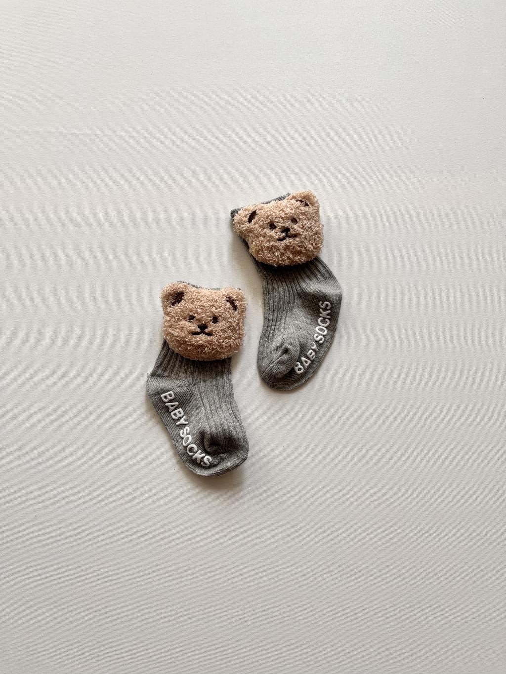 جوراب تدی عروسکی طوسی ۴۰۱۶